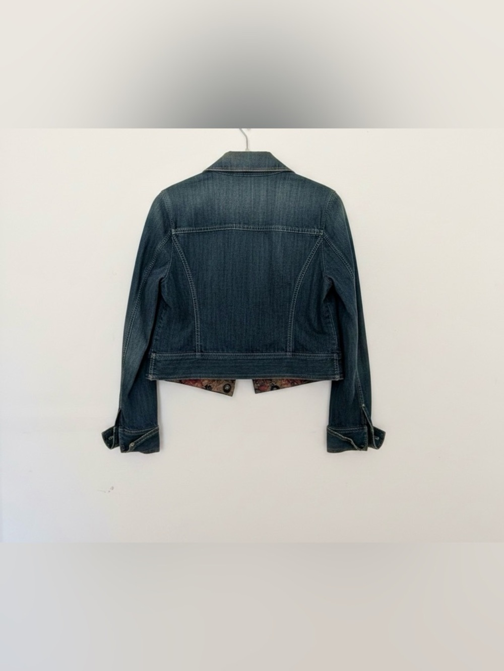 Sonoma Cropped Denim Jacket Women’s Small - Picture 2 of 8